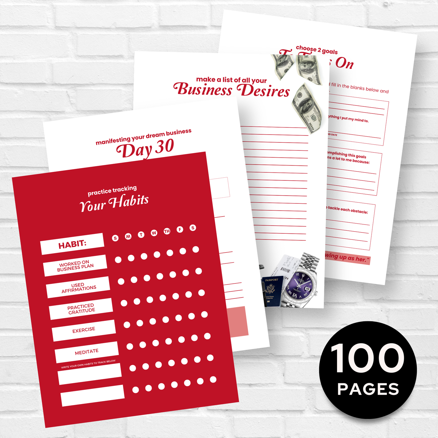 Manifest Your Dream Business -
A 30 Day Manifest Guide & Planner